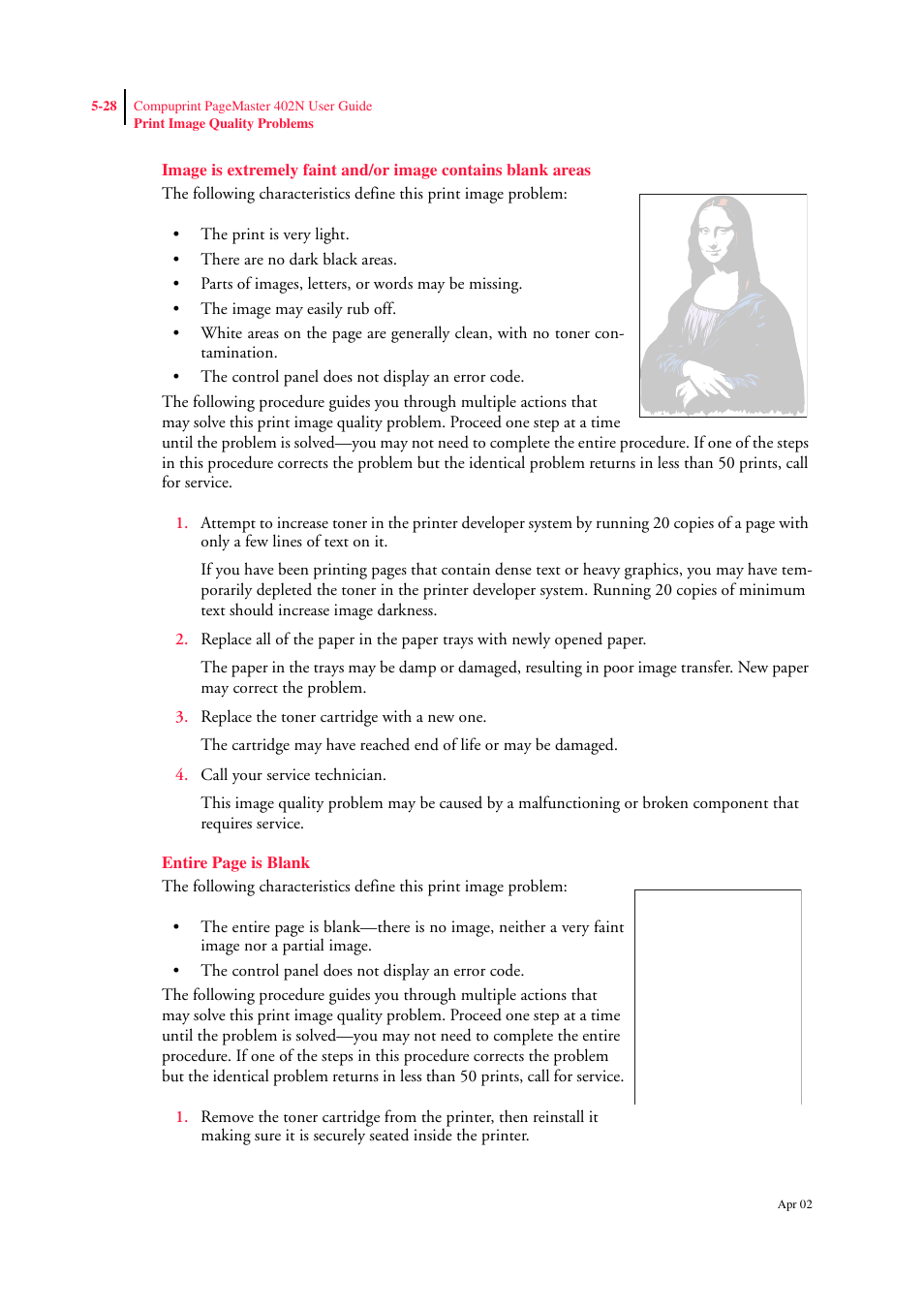 CPG PageMaster 402N User Manual | Page 116 / 216