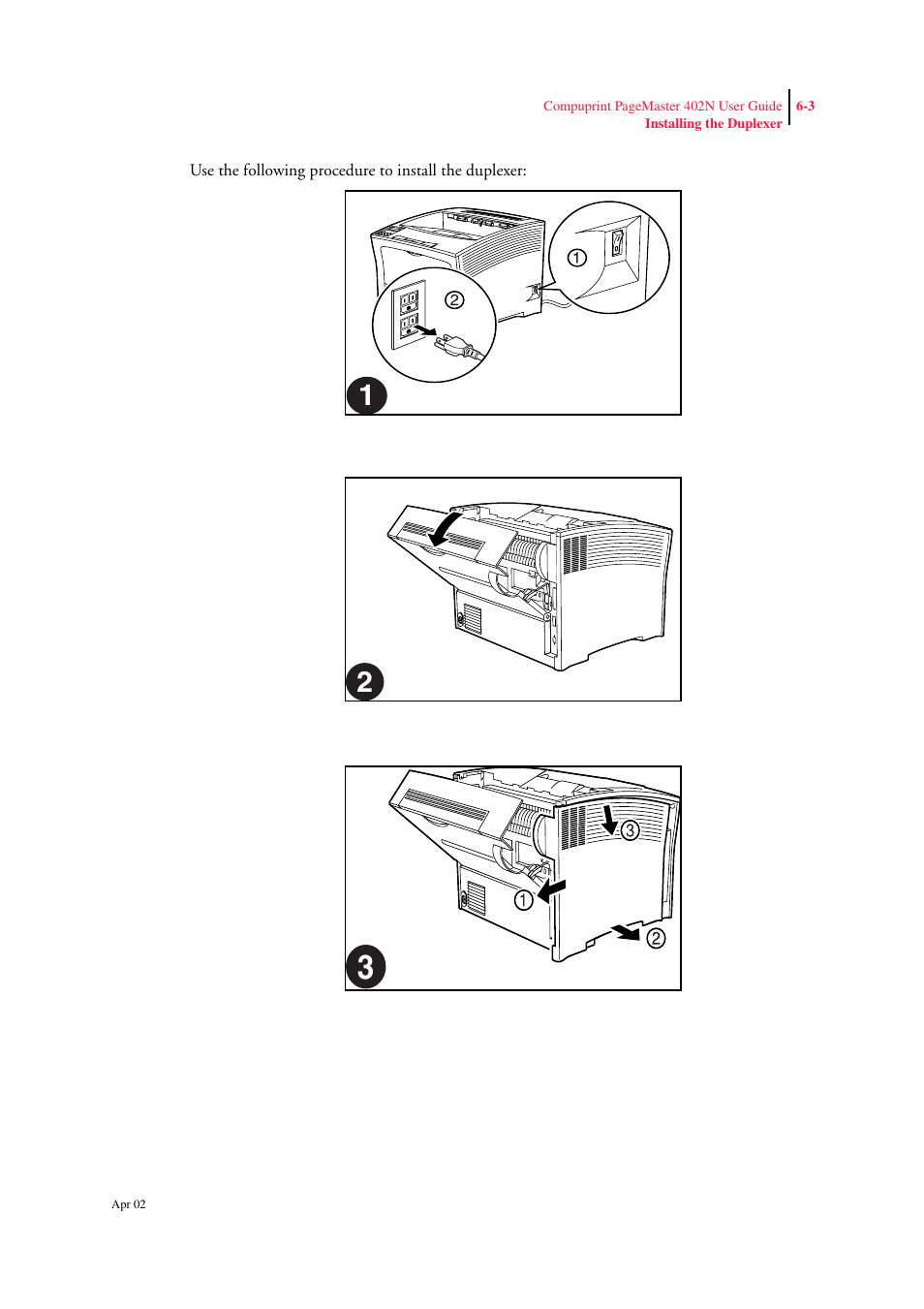 CPG PageMaster 402N User Manual | Page 133 / 216