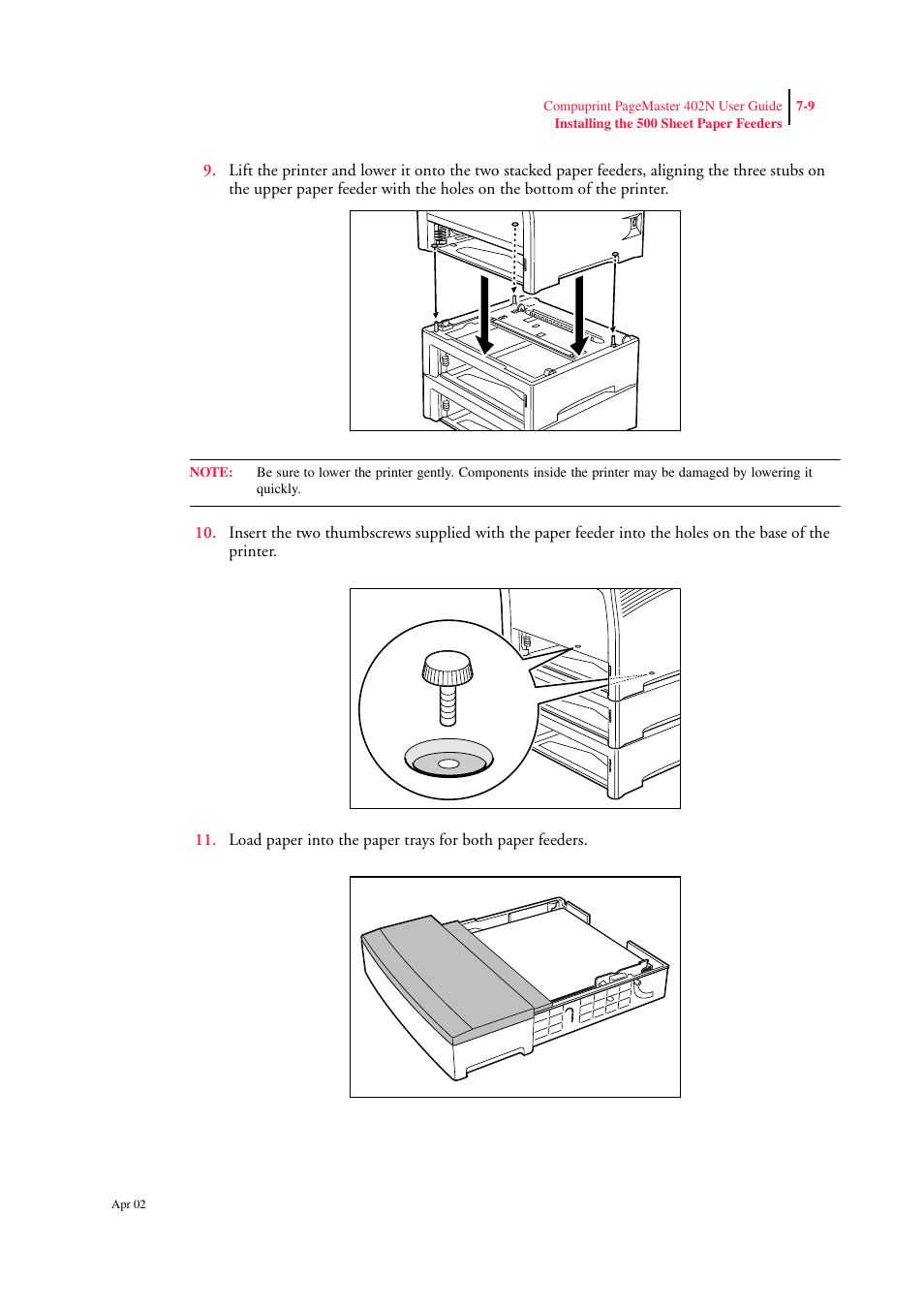 CPG PageMaster 402N User Manual | Page 153 / 216