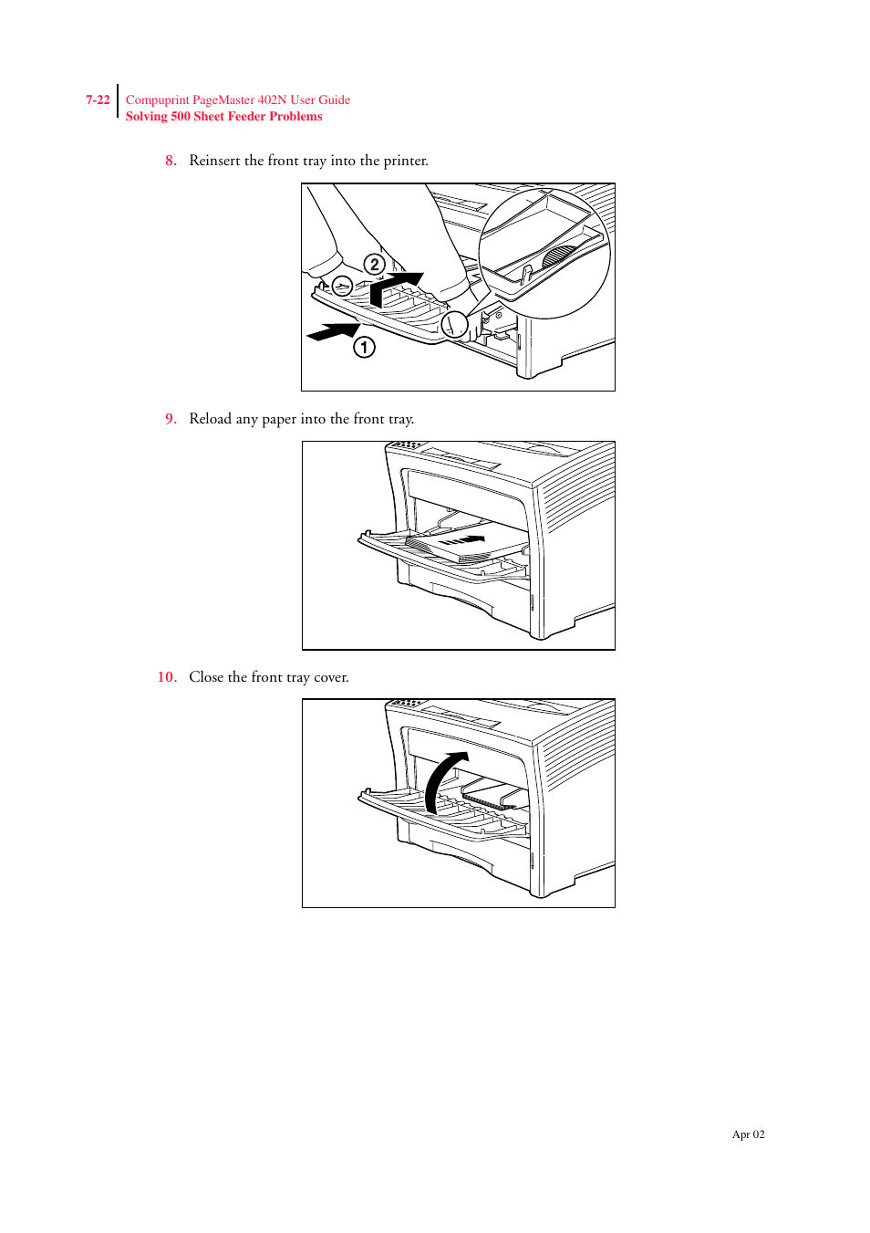 CPG PageMaster 402N User Manual | Page 166 / 216