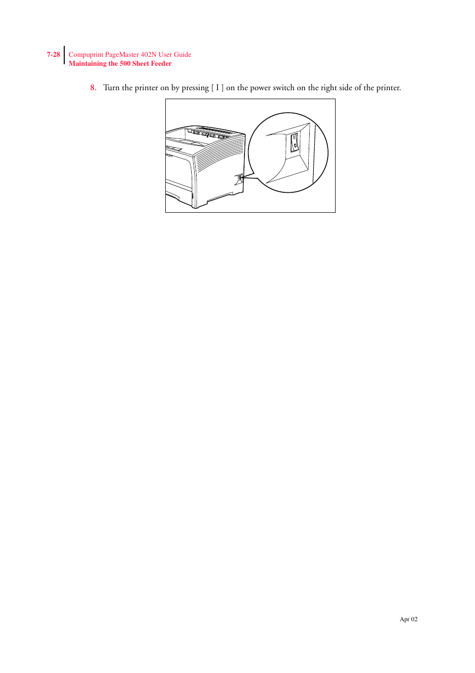 CPG PageMaster 402N User Manual | Page 172 / 216