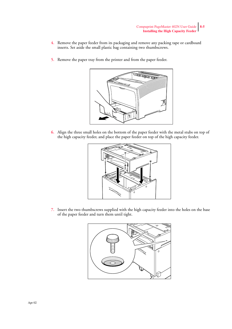 CPG PageMaster 402N User Manual | Page 179 / 216