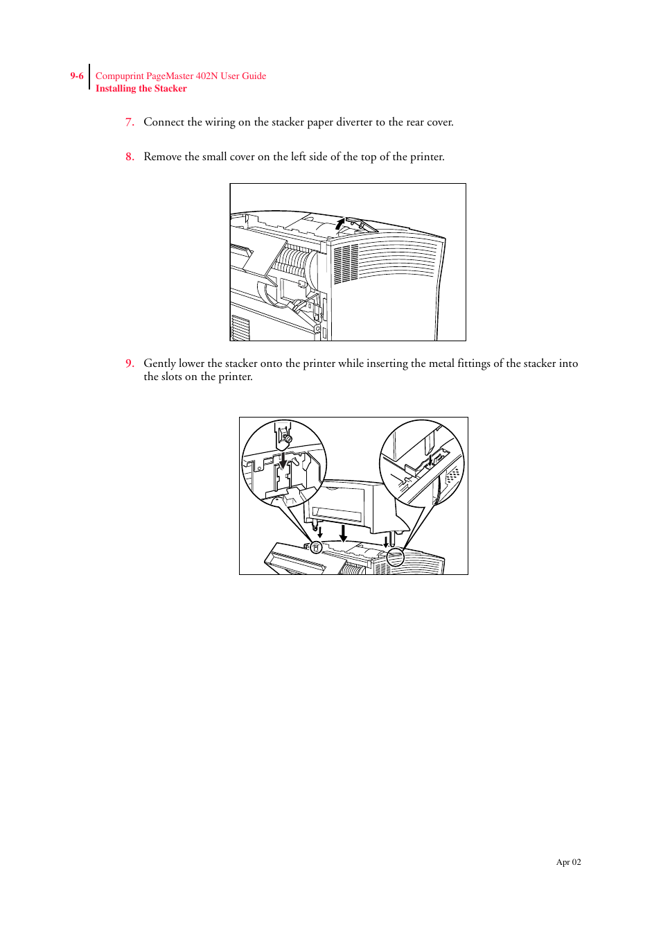 CPG PageMaster 402N User Manual | Page 202 / 216