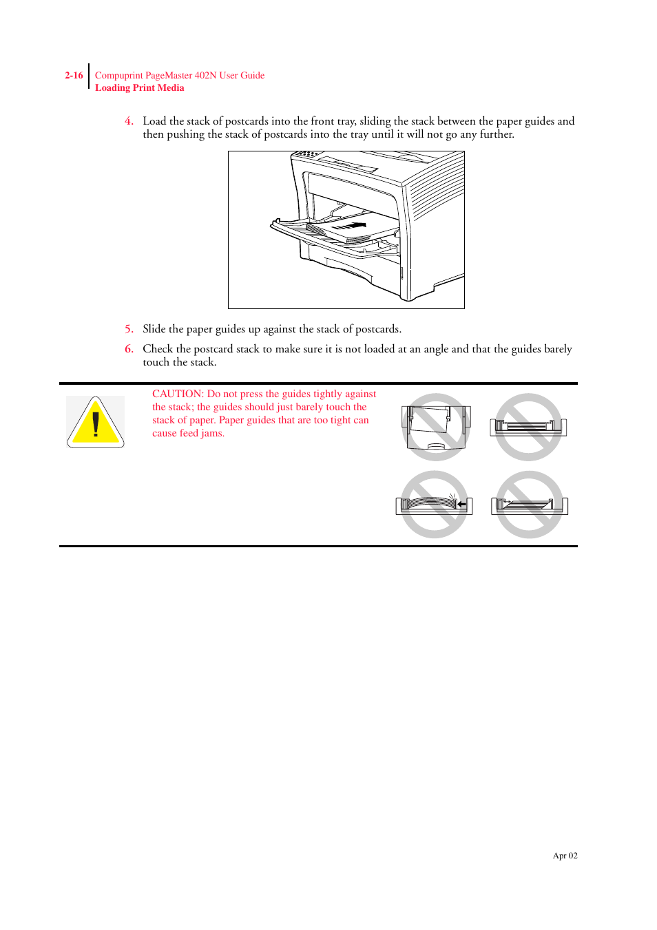CPG PageMaster 402N User Manual | Page 40 / 216