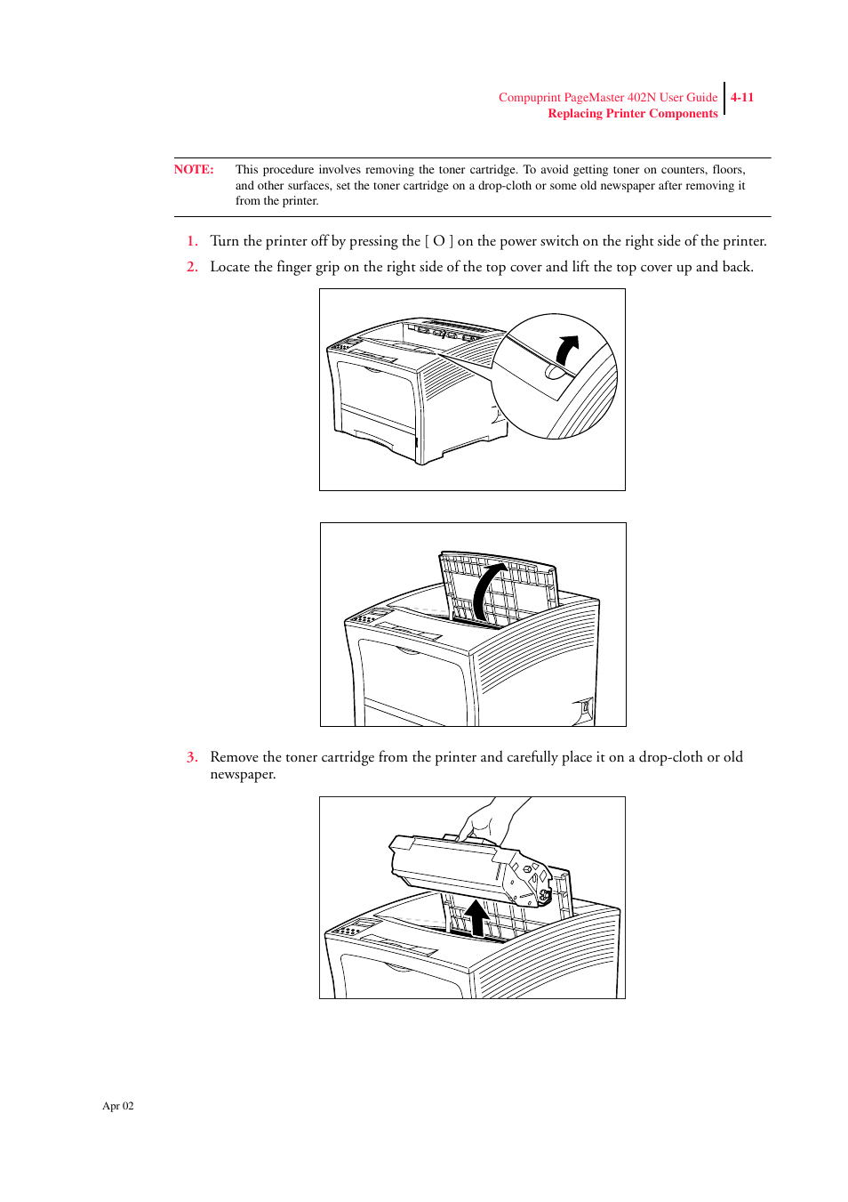 CPG PageMaster 402N User Manual | Page 71 / 216