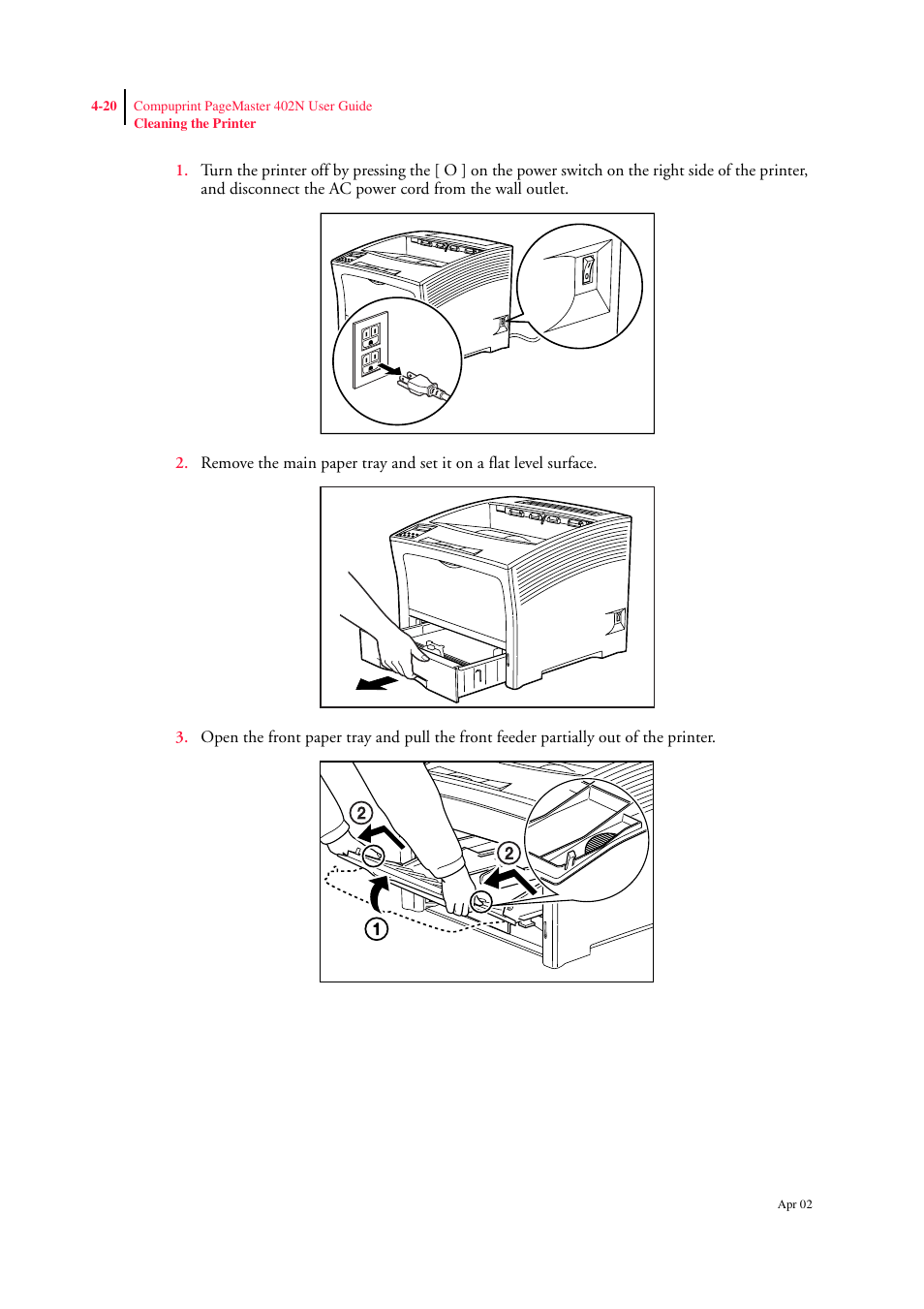 CPG PageMaster 402N User Manual | Page 80 / 216