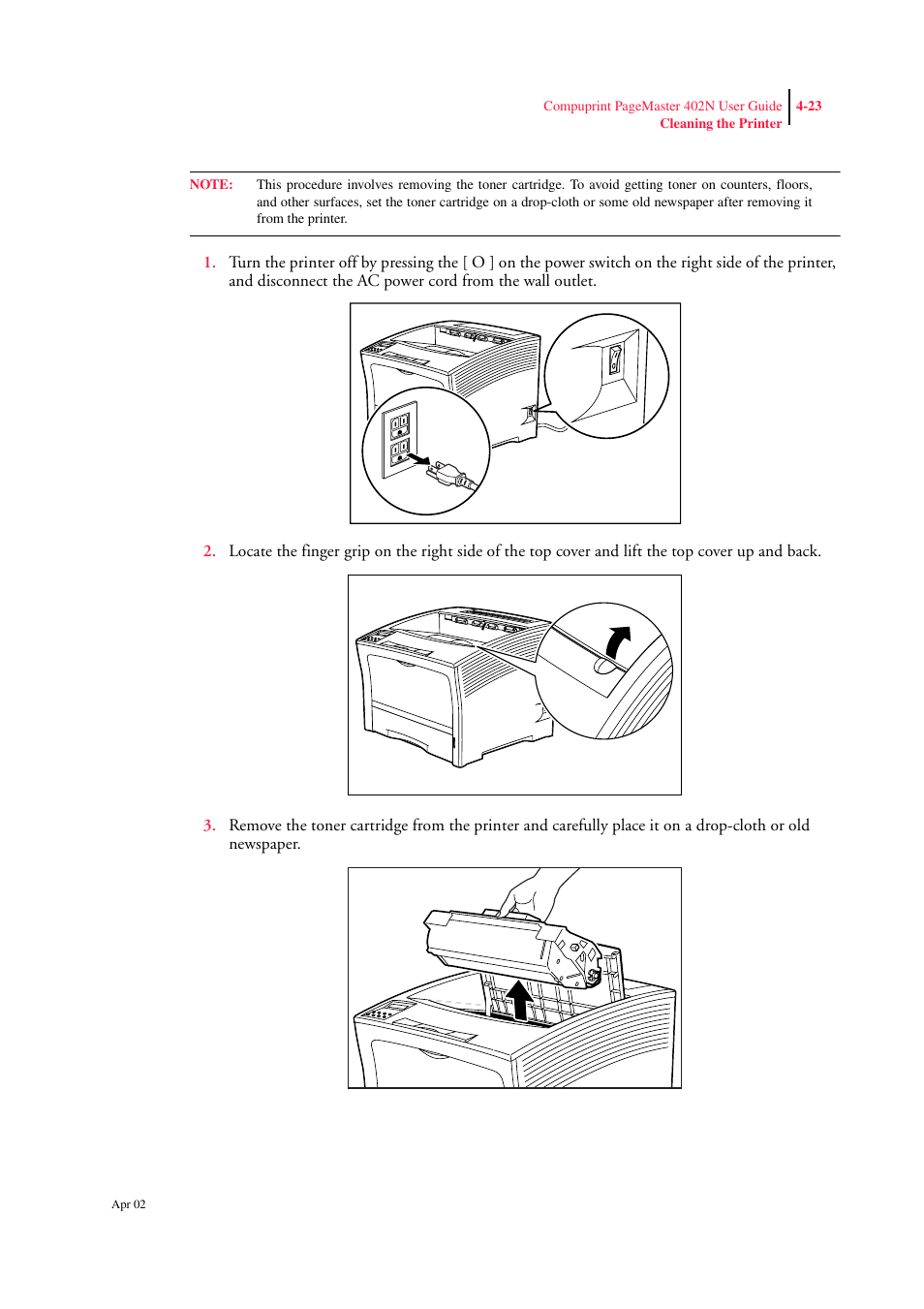 CPG PageMaster 402N User Manual | Page 83 / 216