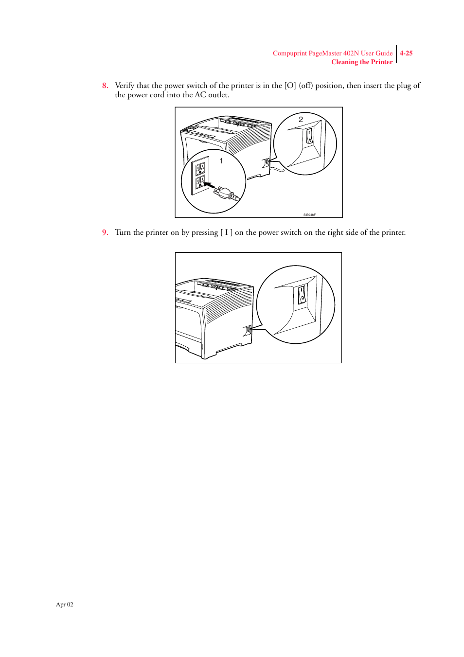 CPG PageMaster 402N User Manual | Page 85 / 216