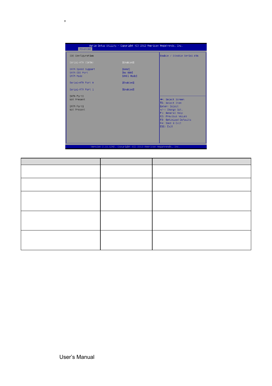 Ide configuration | Avalue ESM-BYT User Manual | Page 52 / 76