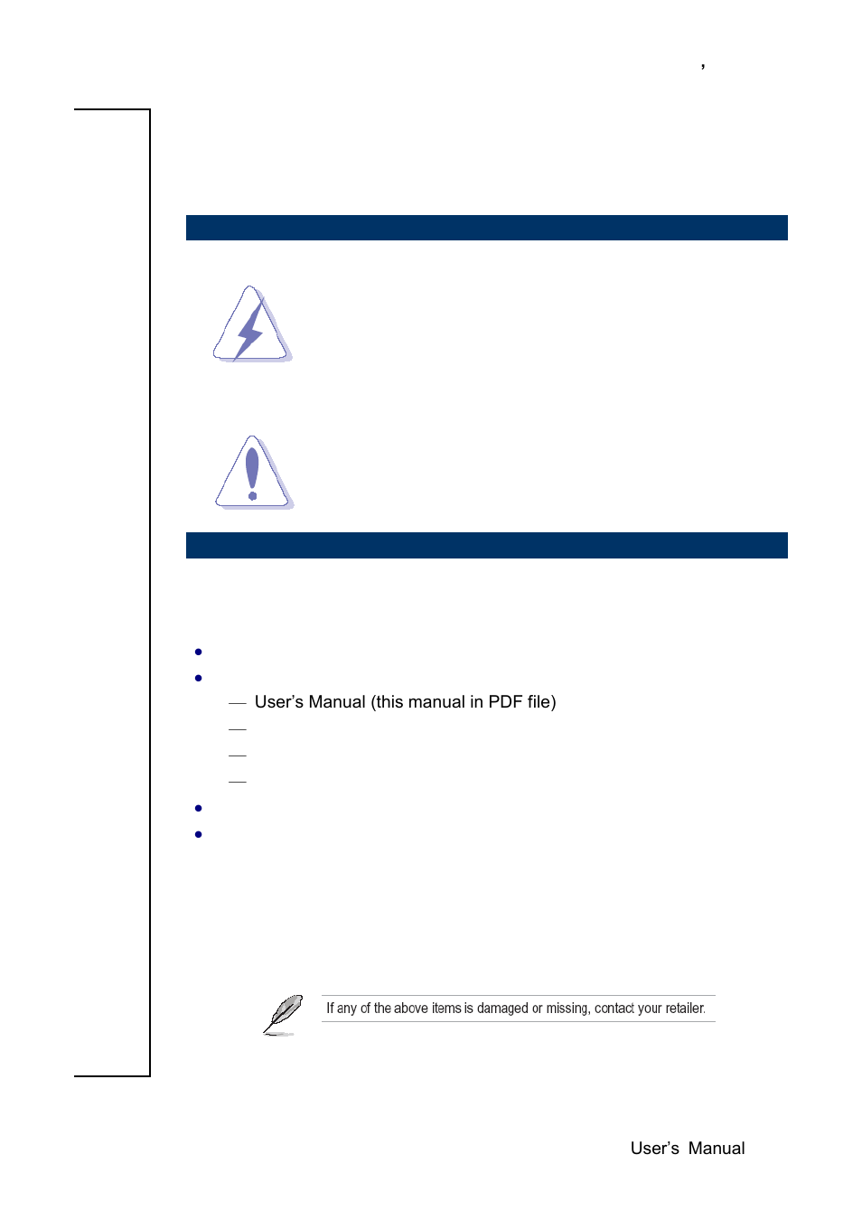 Getting started, Safety precautions, Packing list | Avalue ESM-BYT User Manual | Page 7 / 76