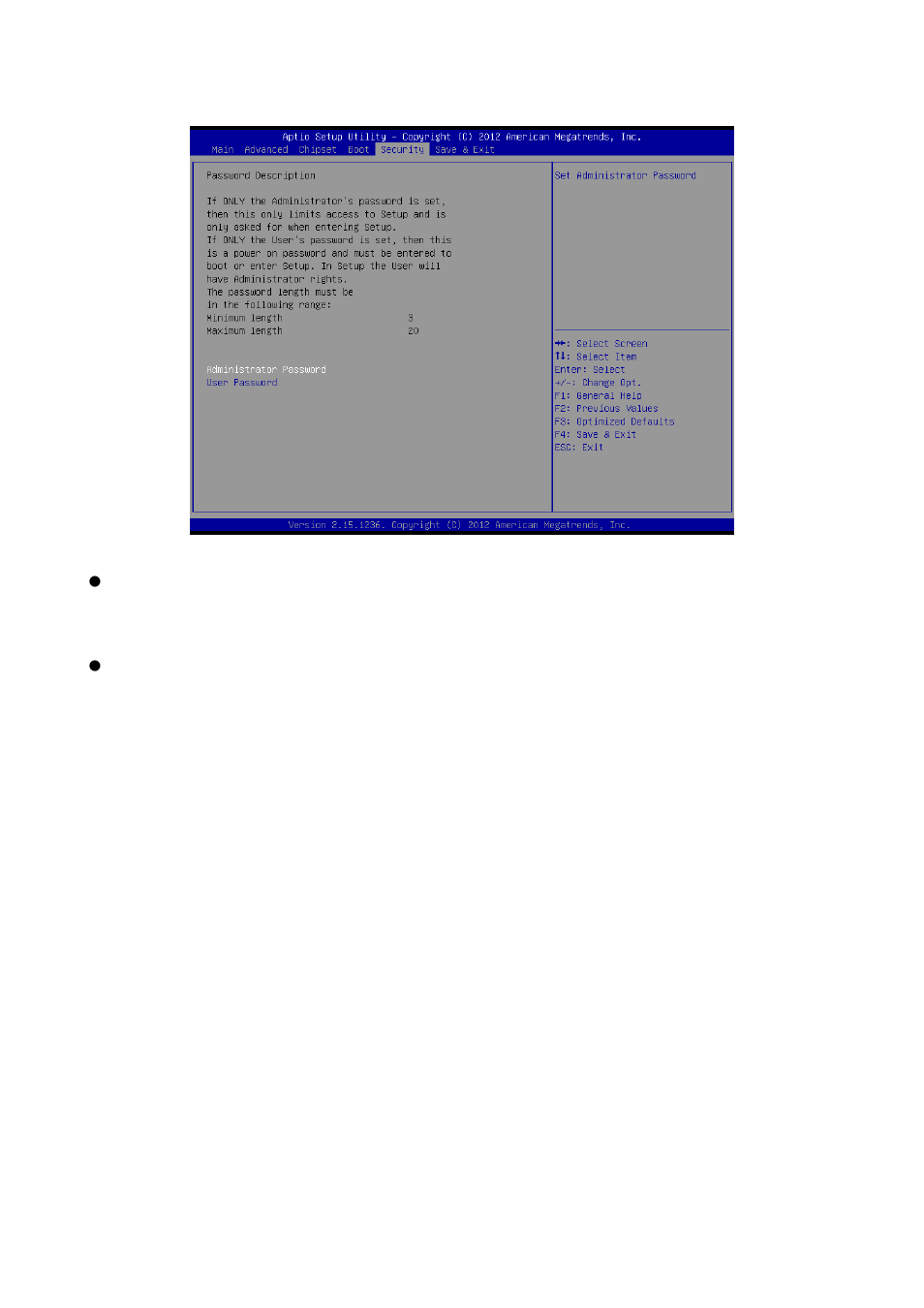 Security | Avalue ESM-QM87 User Manual | Page 68 / 82