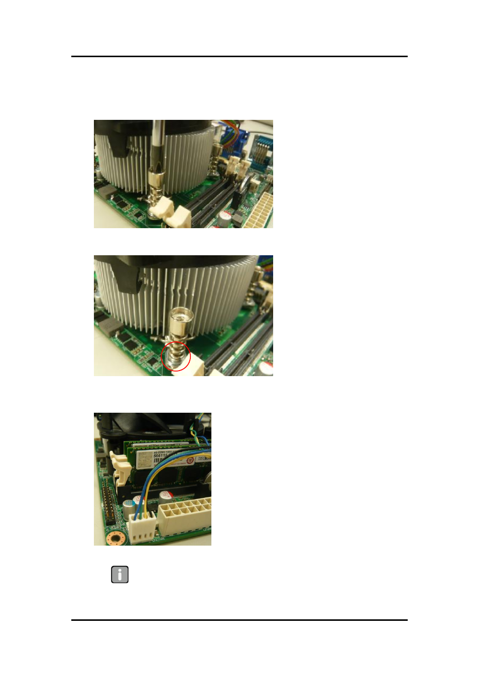 Installing the cpu heatsink and fan, 2 installing the cpu heatsink and fan | Axiomtek MANO861 User Manual | Page 31 / 72