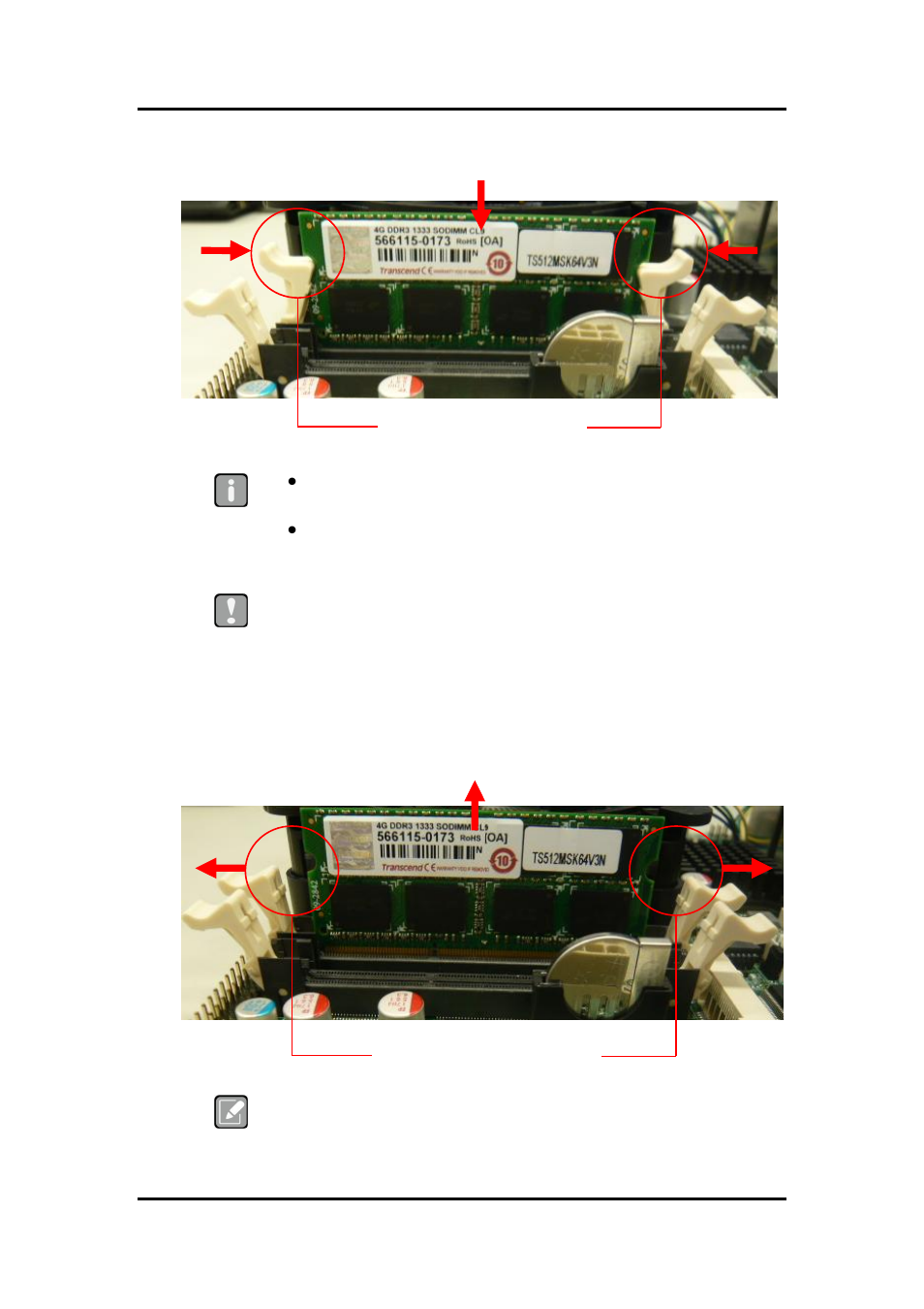 Removing a so-dimm, 4 removing a so-dimm | Axiomtek MANO861 User Manual | Page 34 / 72