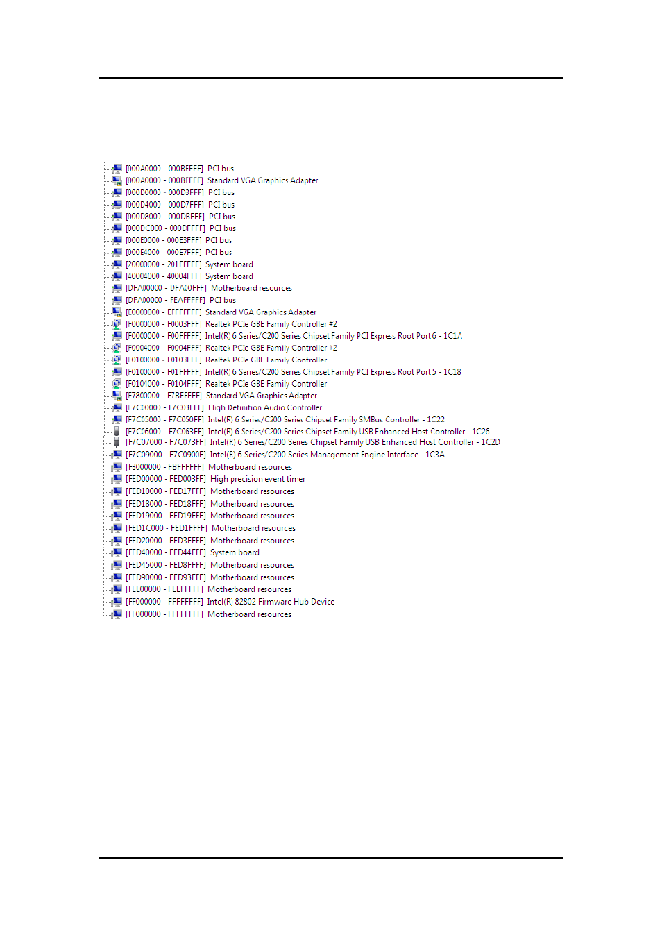 Memory map | Axiomtek MANO861 User Manual | Page 43 / 72