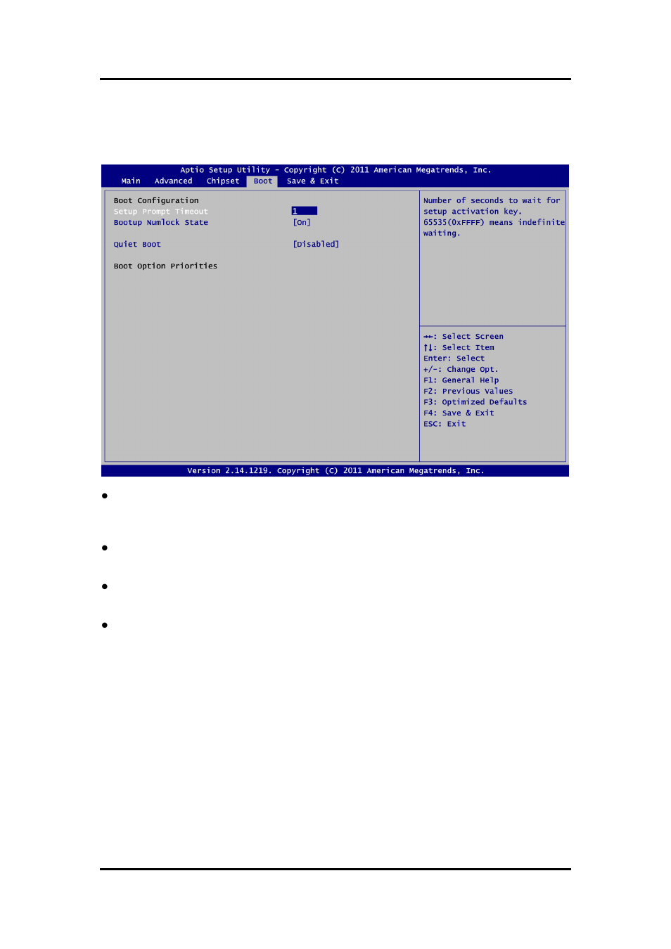 Boot menu, 6 boot menu | Axiomtek MANO861 User Manual | Page 67 / 72