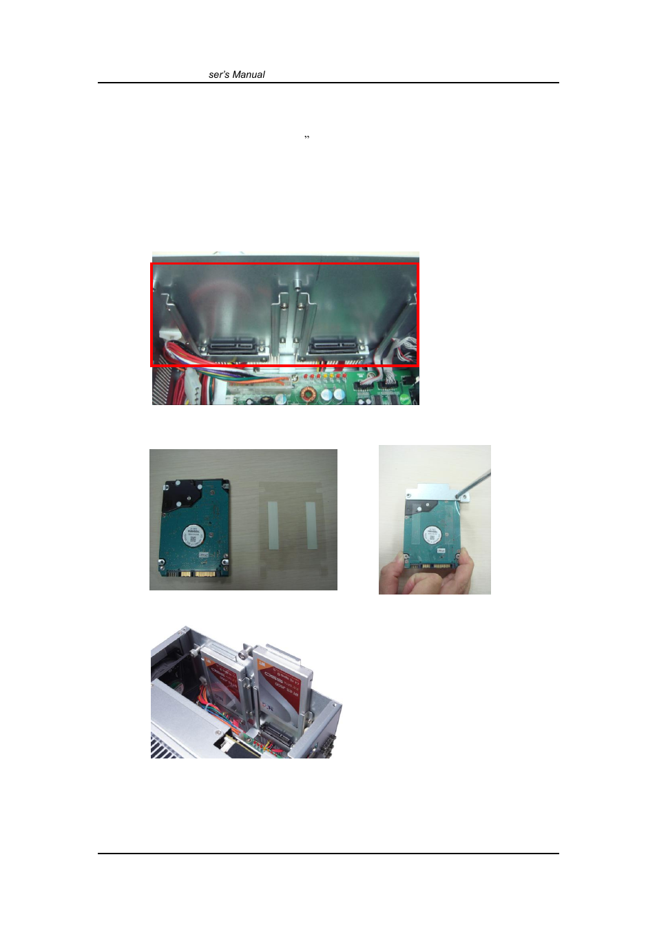 Installing the hard disk drive, 3 installing the hard disk drive | Axiomtek IPC932-230-FL-ECM User Manual | Page 28 / 54