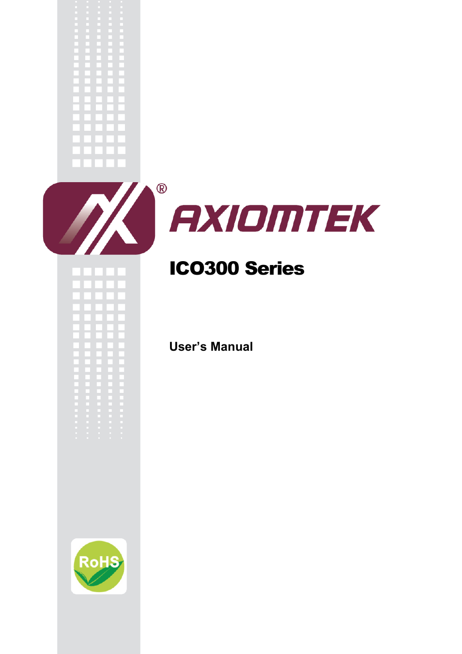 Axiomtek ICO300 User Manual | 58 pages