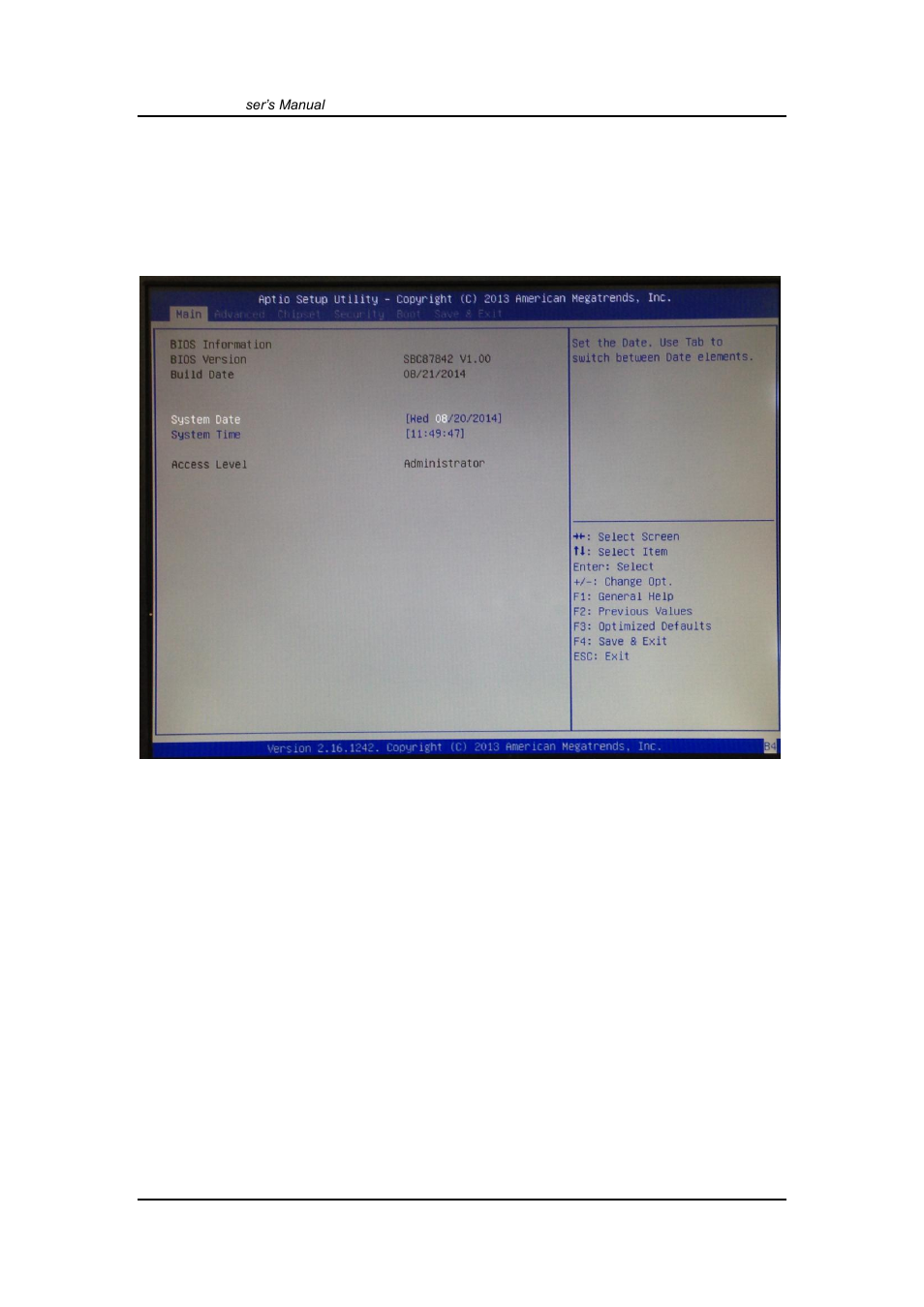 The main menu, 2 the main menu | Axiomtek ICO300 User Manual | Page 28 / 58