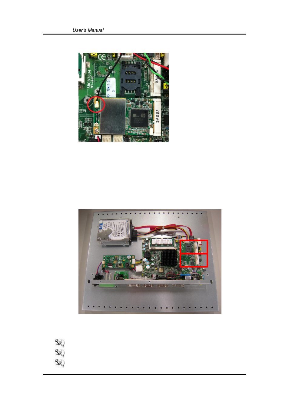 Msata card installation | Axiomtek FDK172-834 User Manual | Page 26 / 82