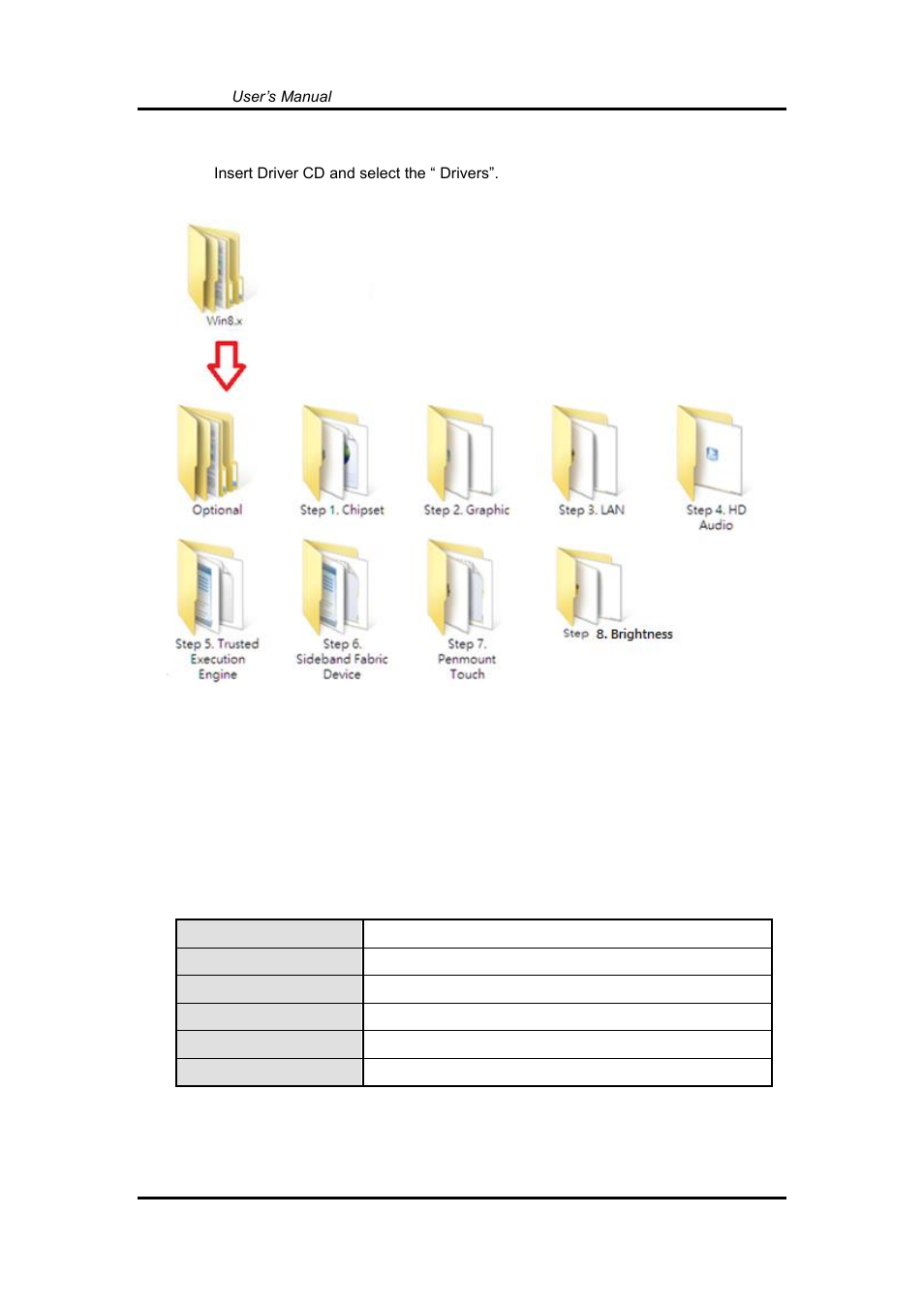 Win 8/8.x, Touch screen, Specification | 2 touch screen, 2 win 8/8.x, 1 specification | Axiomtek FDK172-834 User Manual | Page 60 / 82