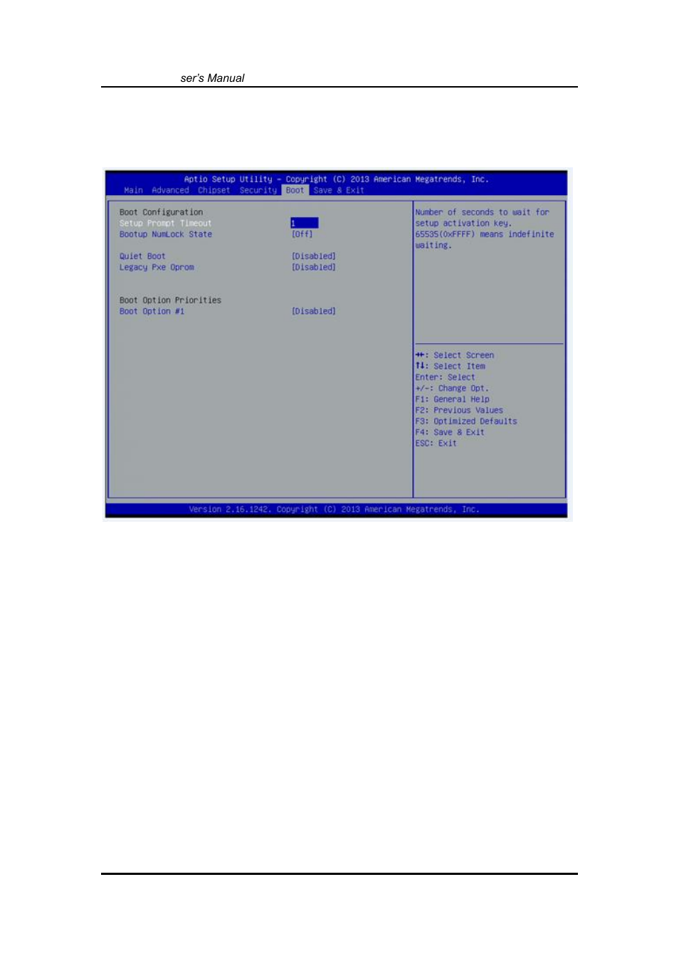 Boot menu, 6 boot menu | Axiomtek GOT815-834 User Manual | Page 32 / 40