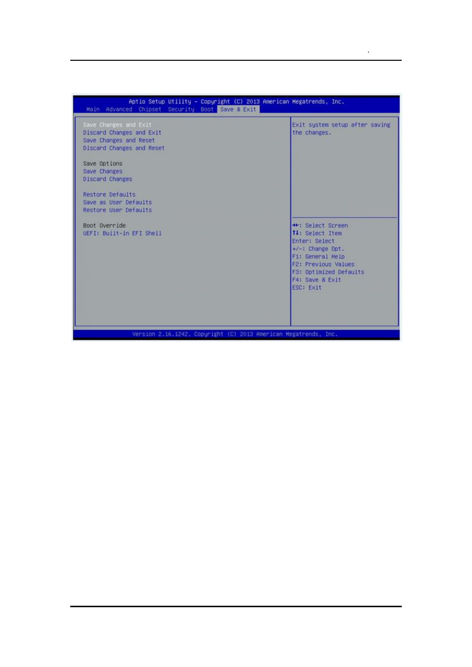 Save&exit, 7 save&exit | Axiomtek GOT815-834 User Manual | Page 33 / 40
