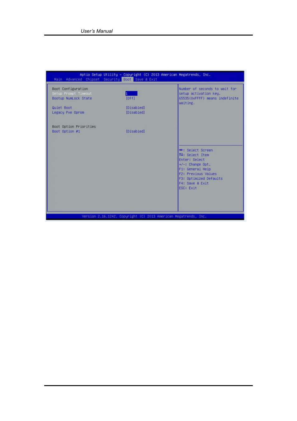 Boot menu, 6 boot menu | Axiomtek GOT5100T-834 User Manual | Page 58 / 84