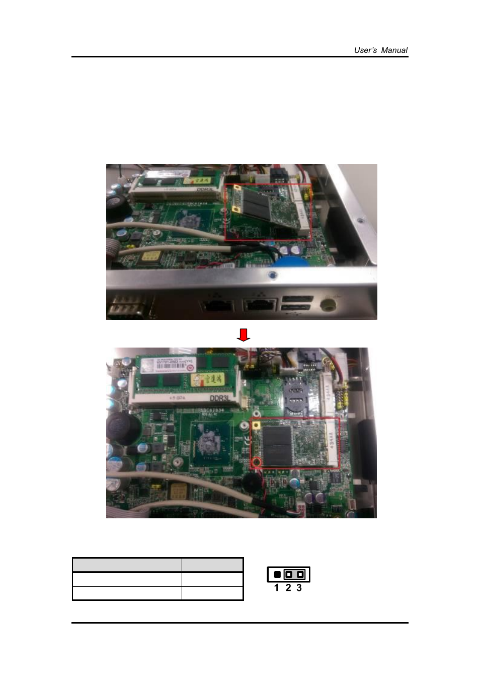 Msata card installation, 8 msata card installation | Axiomtek GOT3126T-834 User Manual | Page 35 / 64