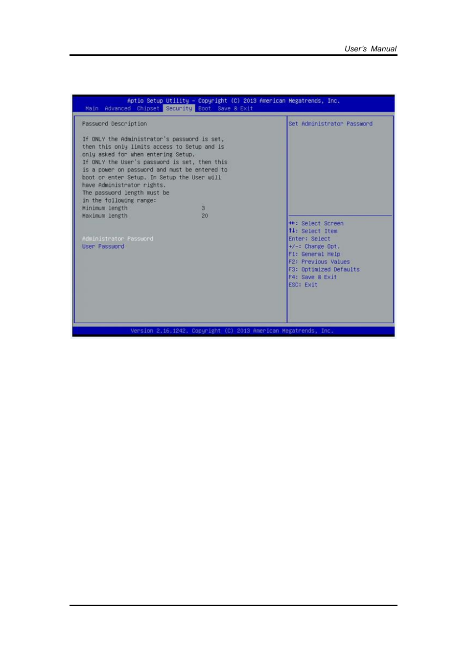 Security, 5 security | Axiomtek GOT3126T-834 User Manual | Page 53 / 64