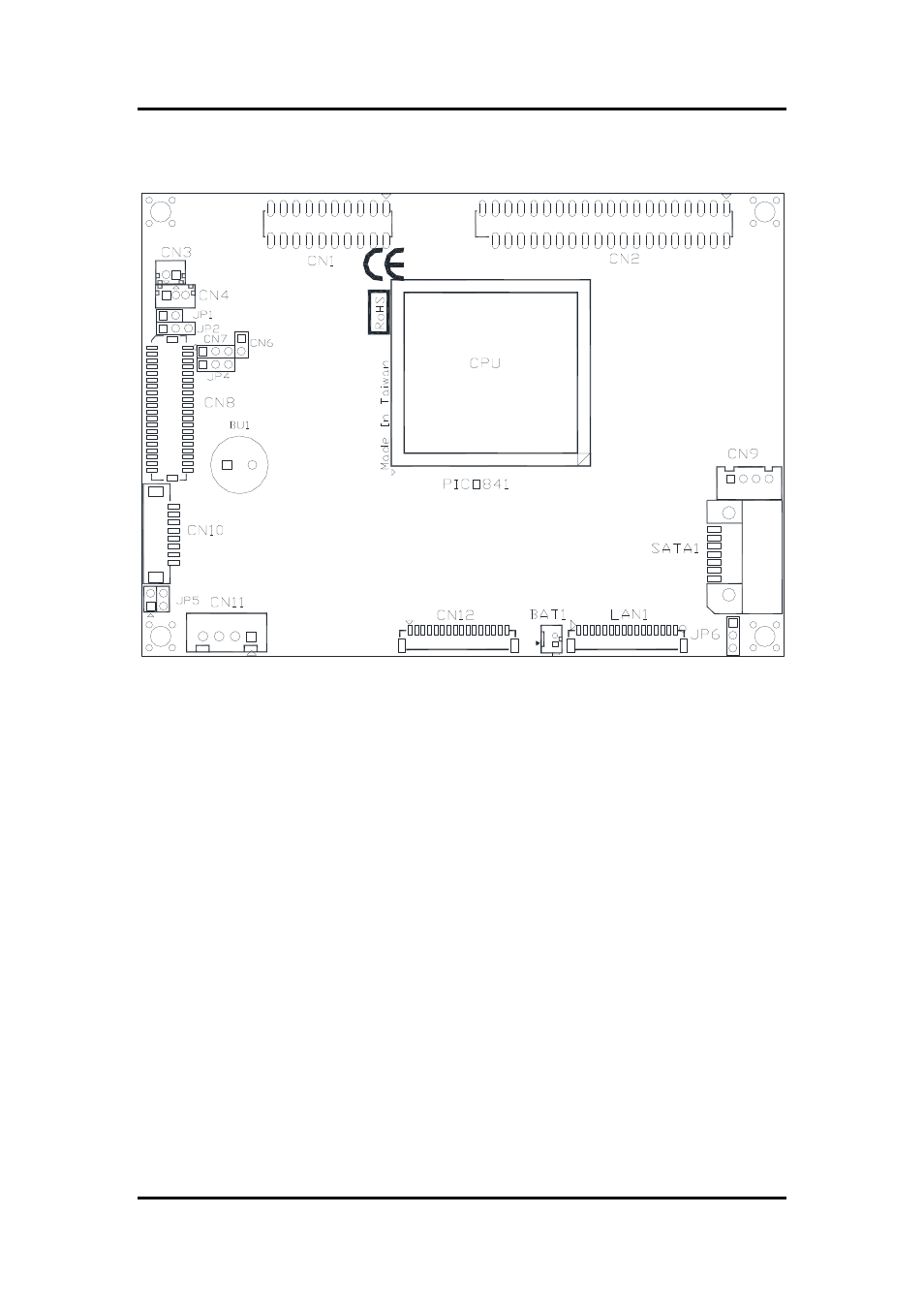 Board layout, 2 board layout | Axiomtek PICO841 User Manual | Page 13 / 80