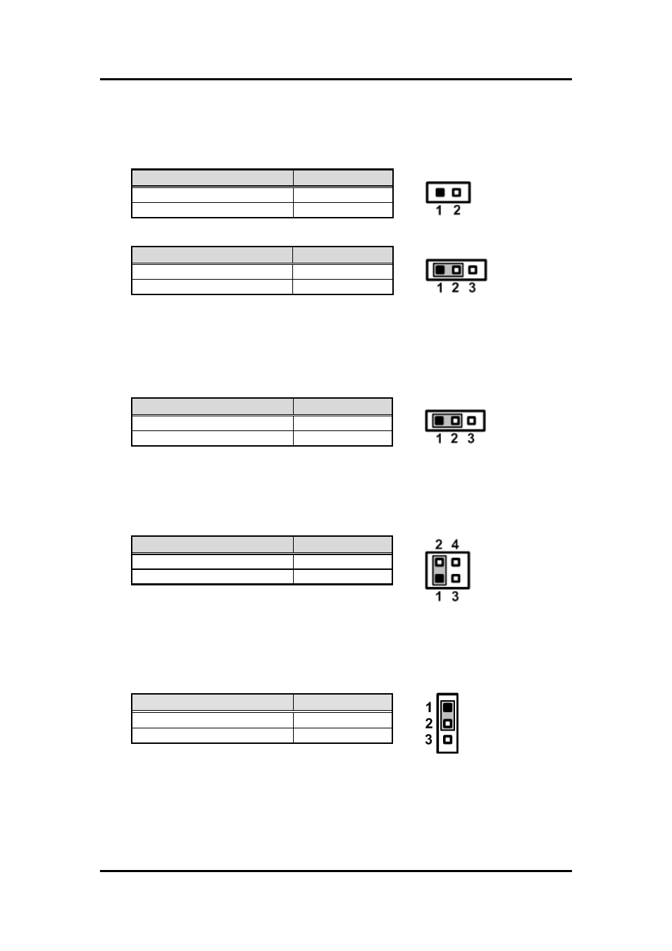 Lvds voltage selection (jp1 and jp2), Auto power on (jp4), Lvds brightness control mode setting (jp5) | Restore bios optimal defaults (jp6), 1 lvds voltage selection (jp1 and jp2), 2 auto power on (jp4), 3 lvds brightness control mode setting (jp5), 4 restore bios optimal defaults (jp6) | Axiomtek PICO841 User Manual | Page 19 / 80