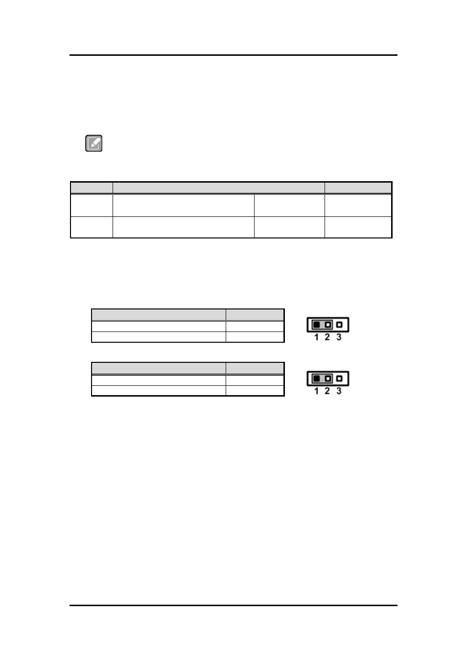 Ax93283 jumper settings, Com1 data/power selection (jp1 and jp2), 1 com1 data/power selection (jp1 and jp2) | Axiomtek PICO841 User Manual | Page 33 / 80