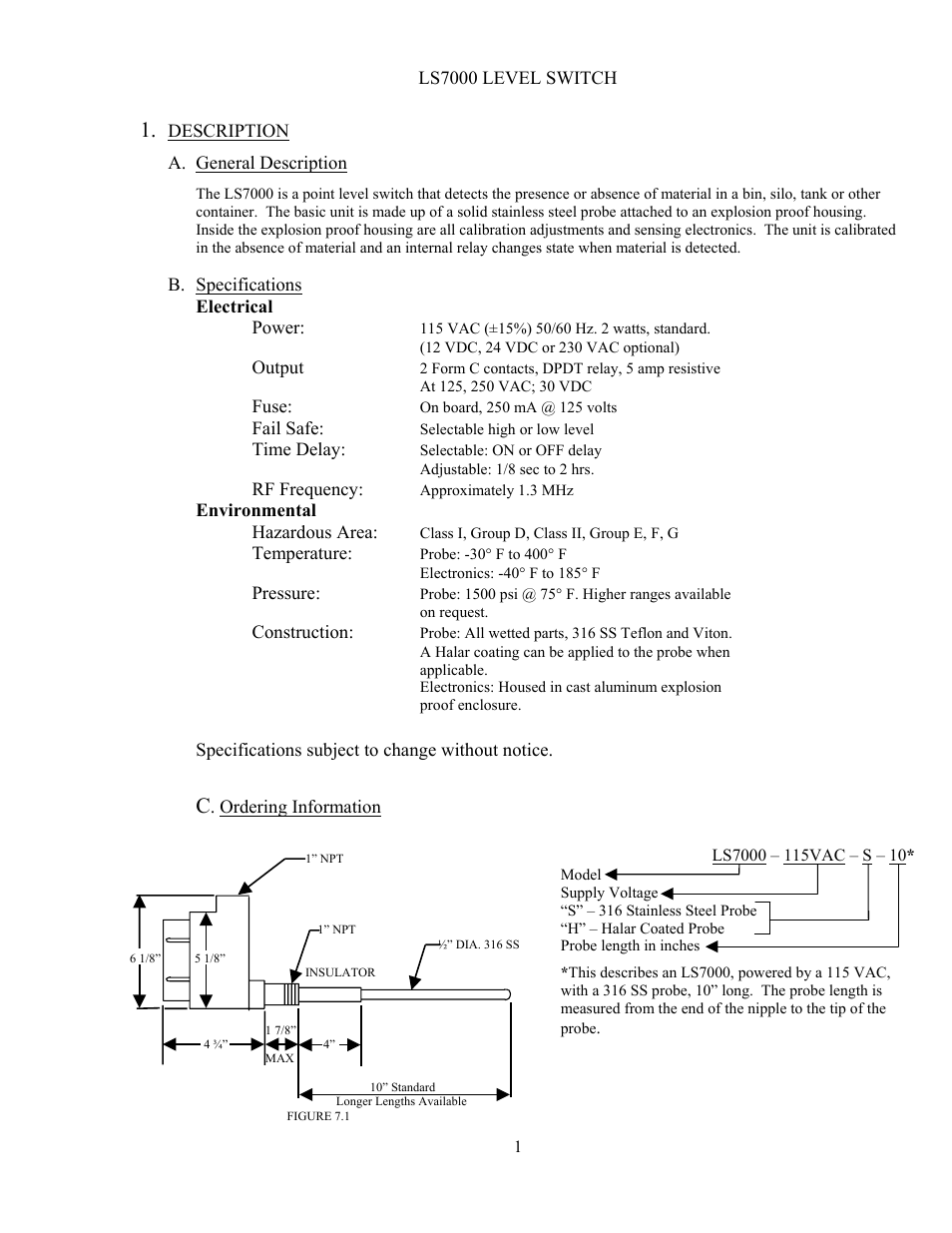 Babbitt LS7000 Full-Featured Sensor User Manual | Page 3 / 11