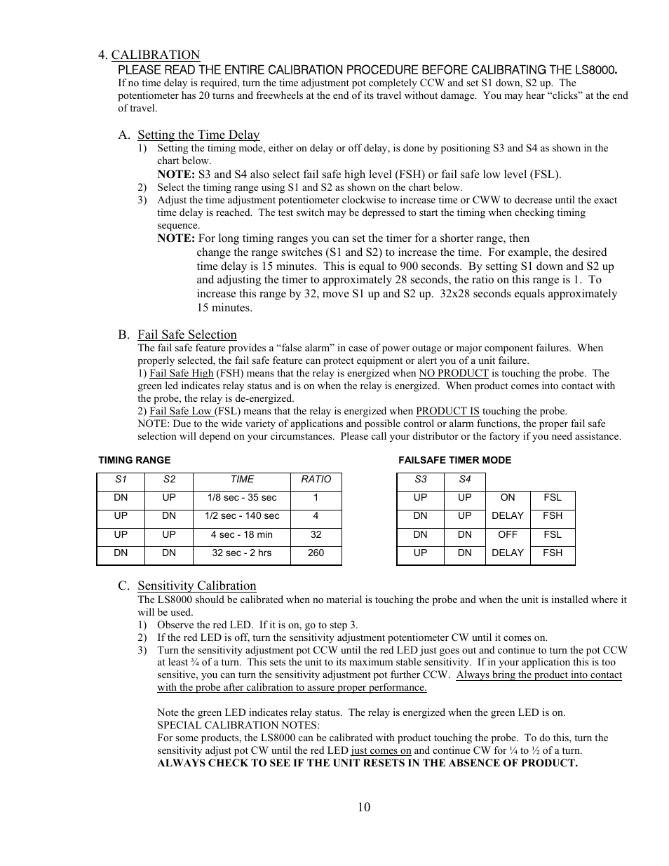 Babbitt LS8000 Full-Featured Sensor User Manual | Page 12 / 14