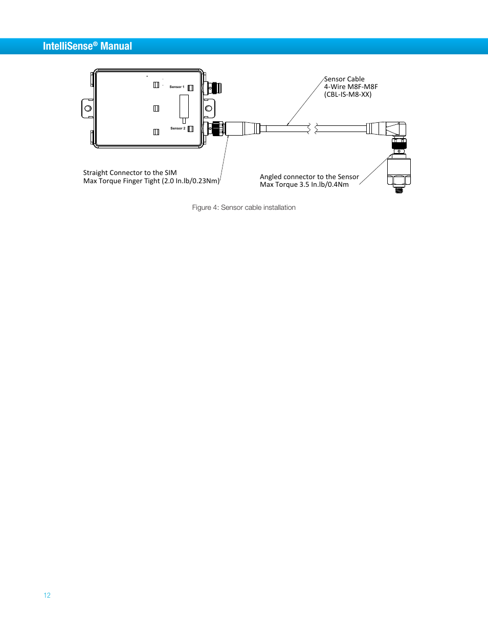 Intellisense, Manual | Bimba IntelliSens User Manual | Page 12 / 68