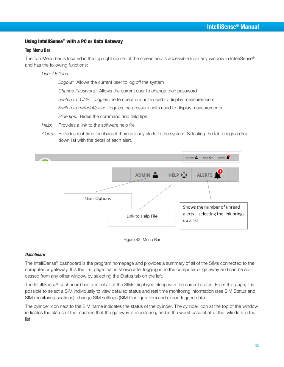 Intellisense, Manual | Bimba IntelliSens User Manual | Page 35 / 68