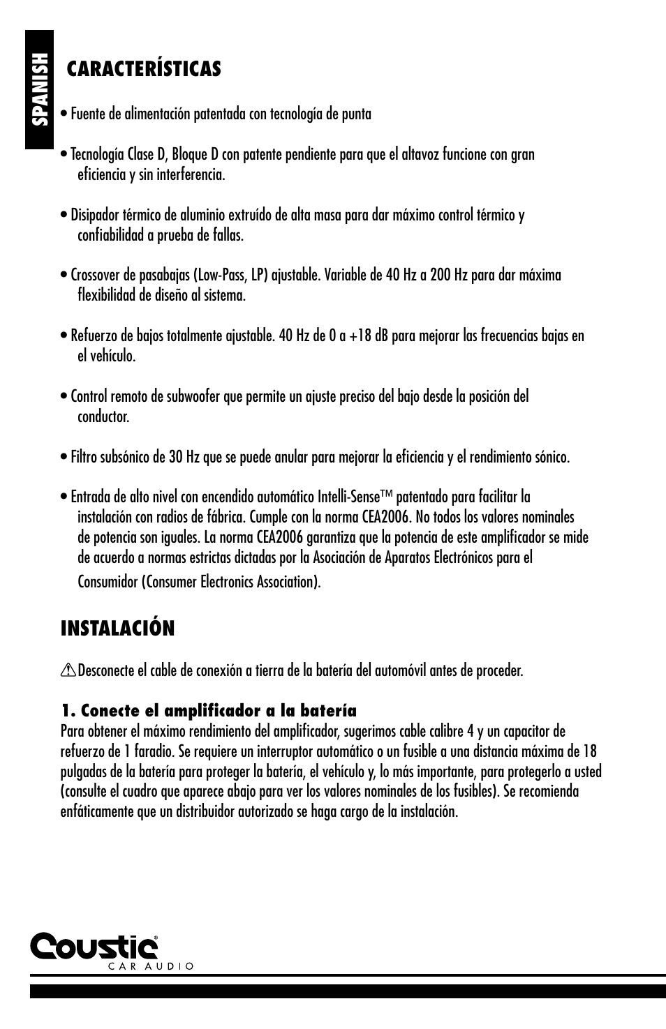 Coustic D-block User Manual | Page 14 / 32
