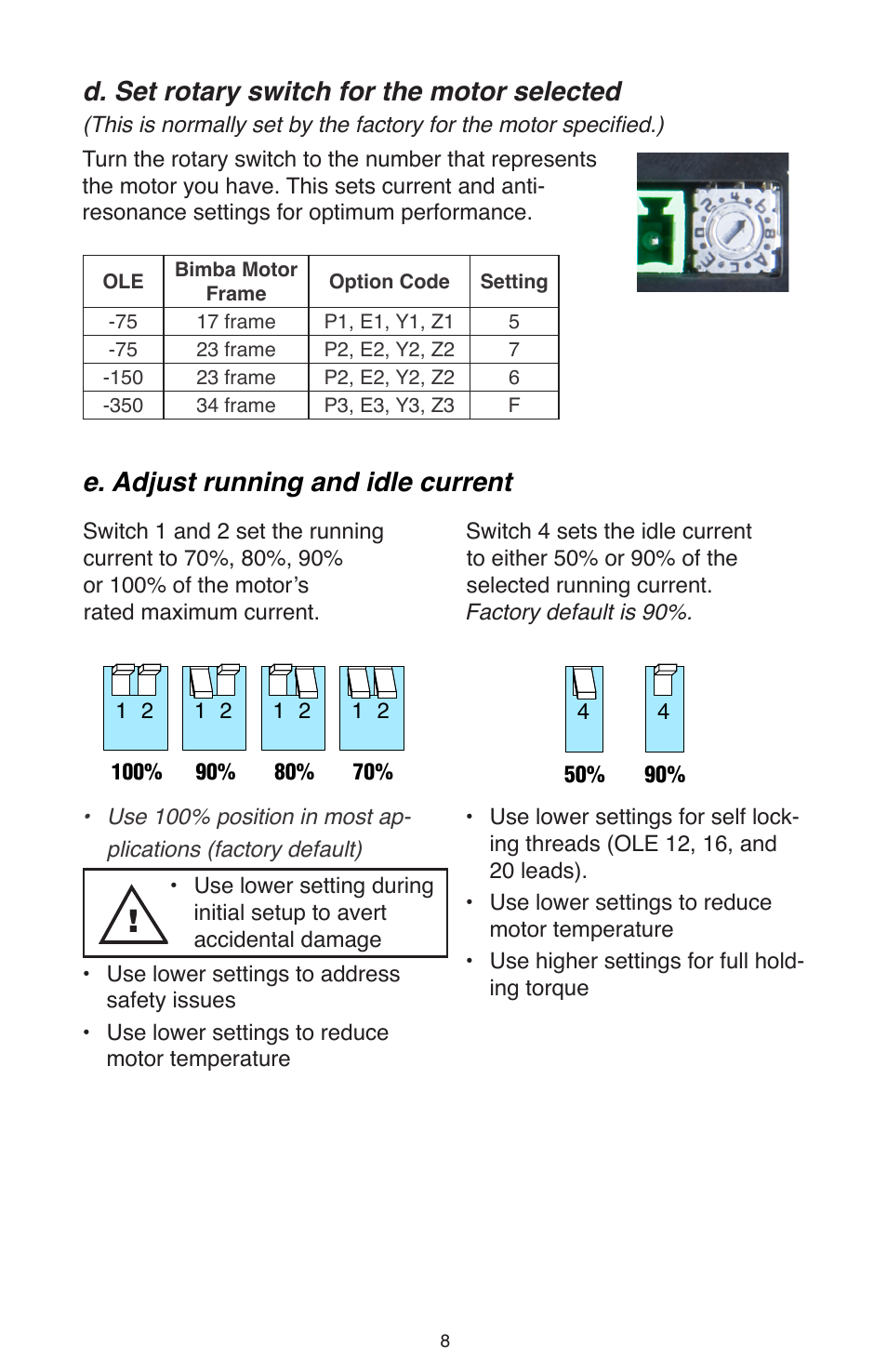 Bimba OLE User Manual | Page 10 / 22