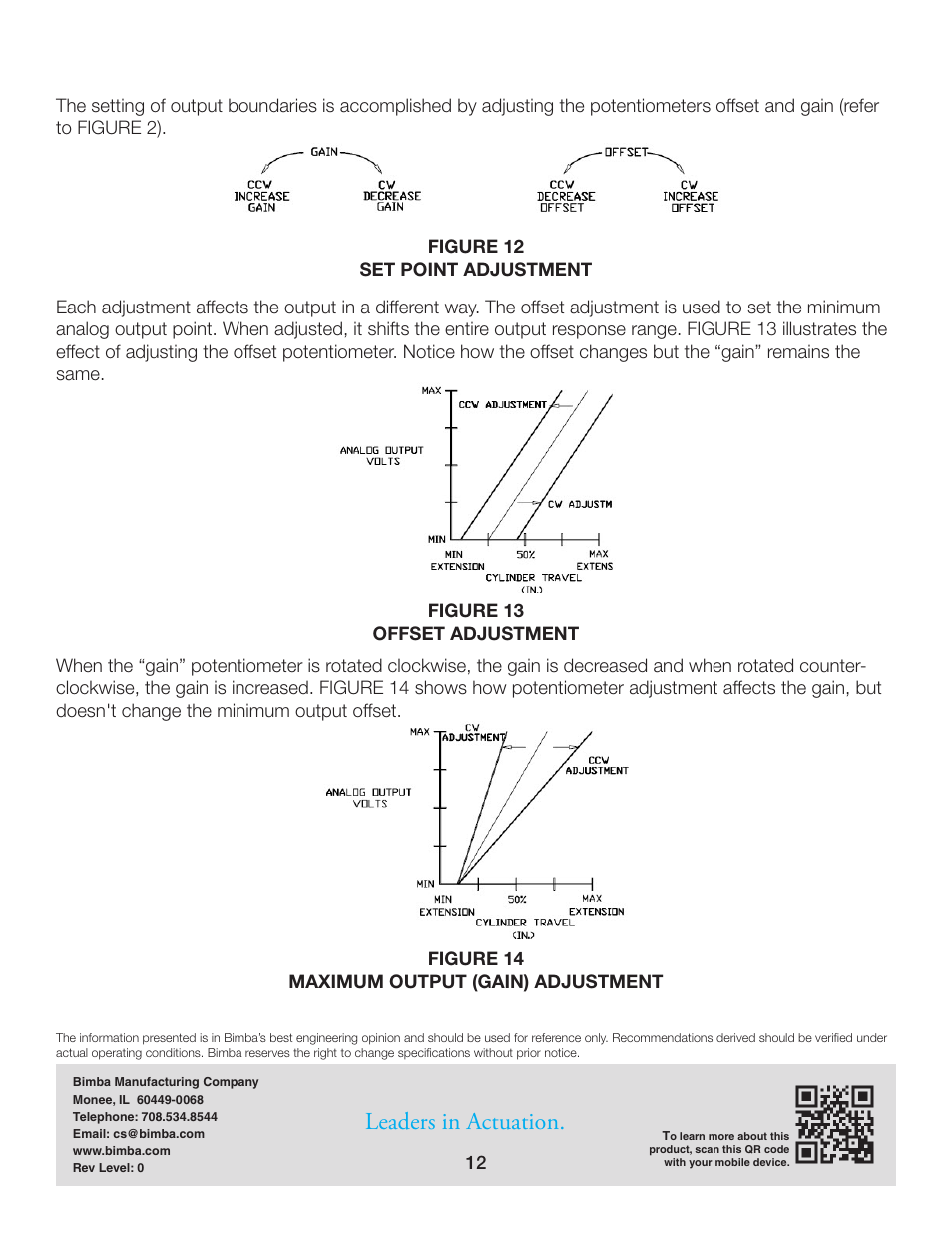 Leaders in actuation | Bimba PFC-LRT User Manual | Page 12 / 23