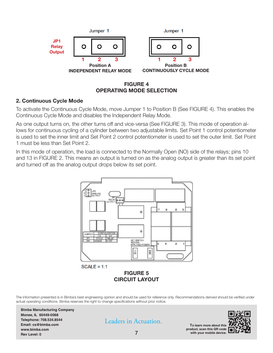 Leaders in actuation | Bimba PFC-LRT User Manual | Page 7 / 23