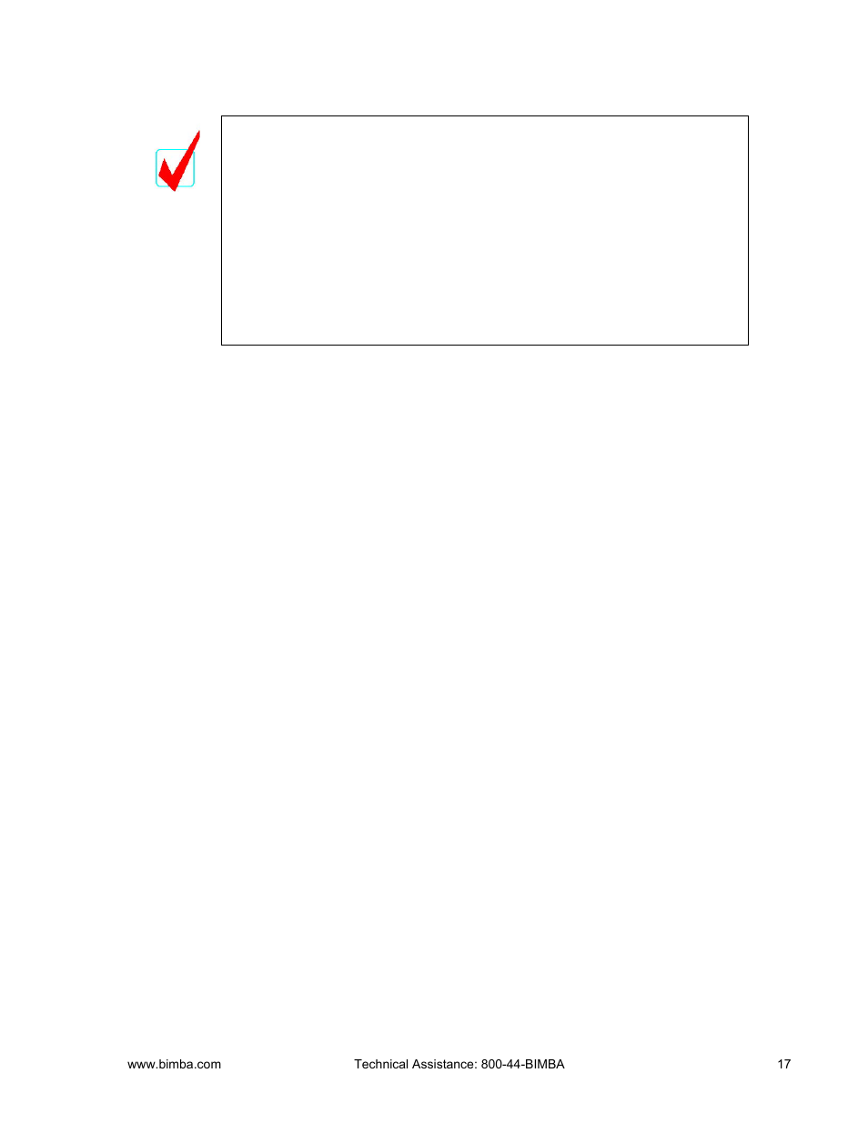 Bimba PCS User Manual | Page 17 / 36