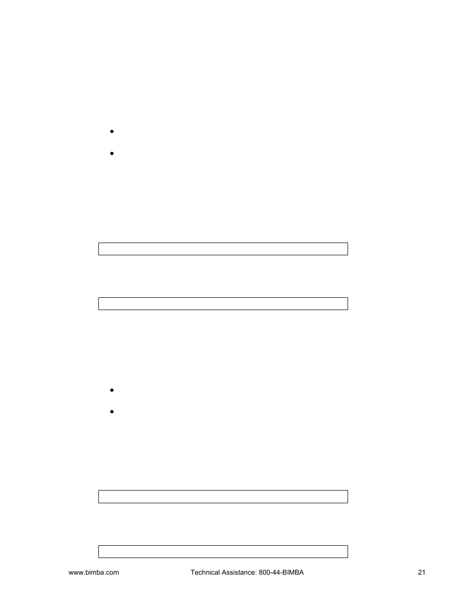 Bimba PCS User Manual | Page 21 / 36