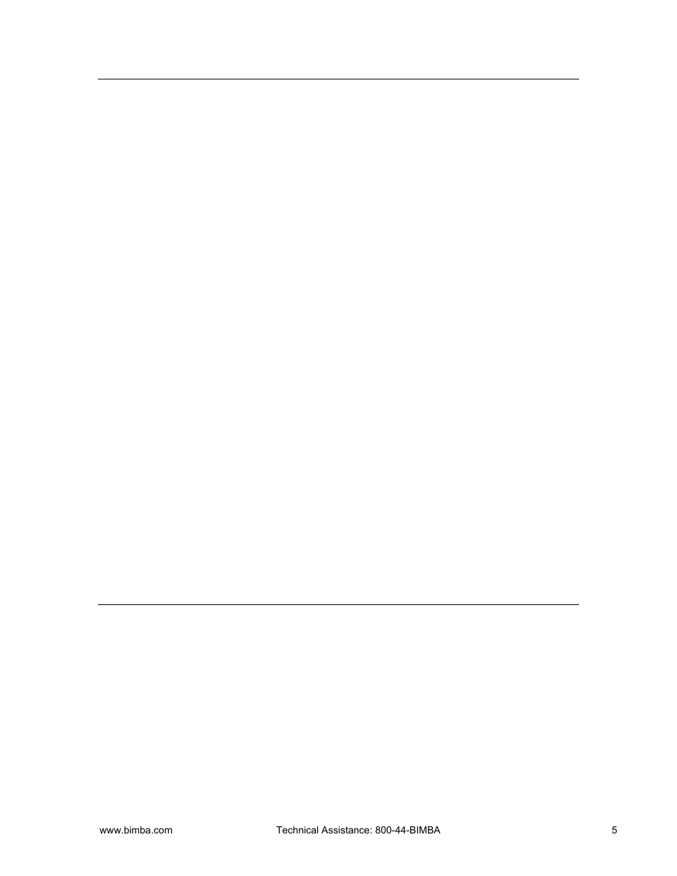 Bimba PCS User Manual | Page 5 / 36