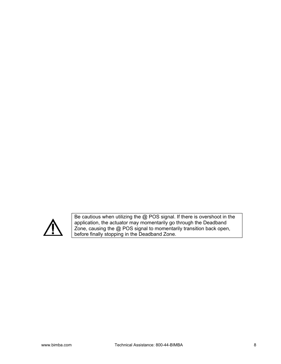 Bimba PCS User Manual | Page 8 / 36