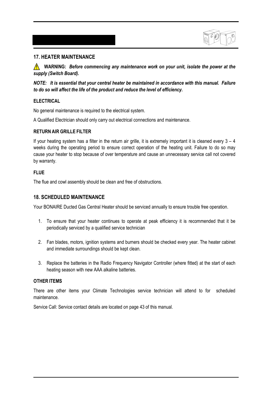 Bonaire Navigator Controller User Manual | Page 22 / 44