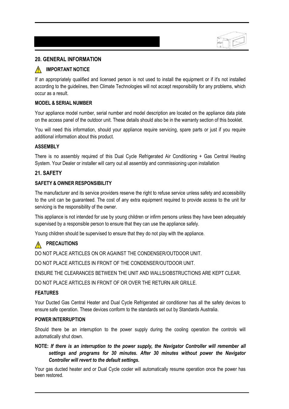Bonaire Navigator Controller User Manual | Page 25 / 44