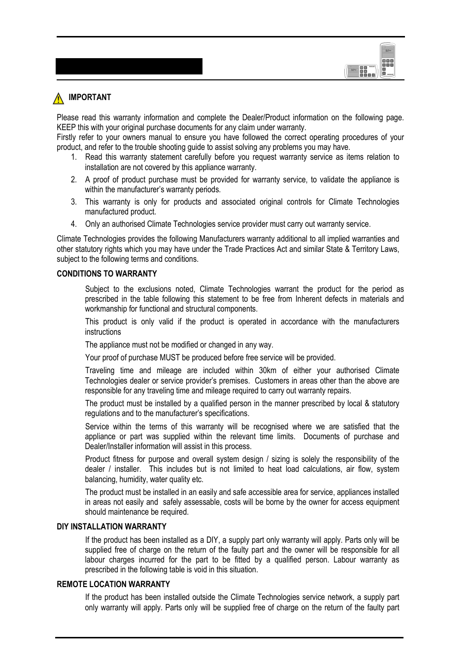 Bonaire Navigator Controller User Manual | Page 39 / 44