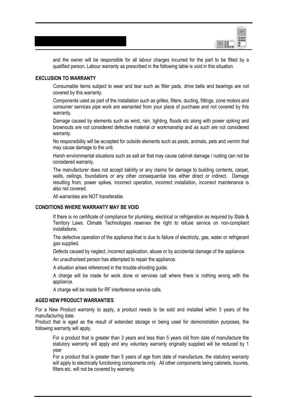 Bonaire Navigator Controller User Manual | Page 40 / 44