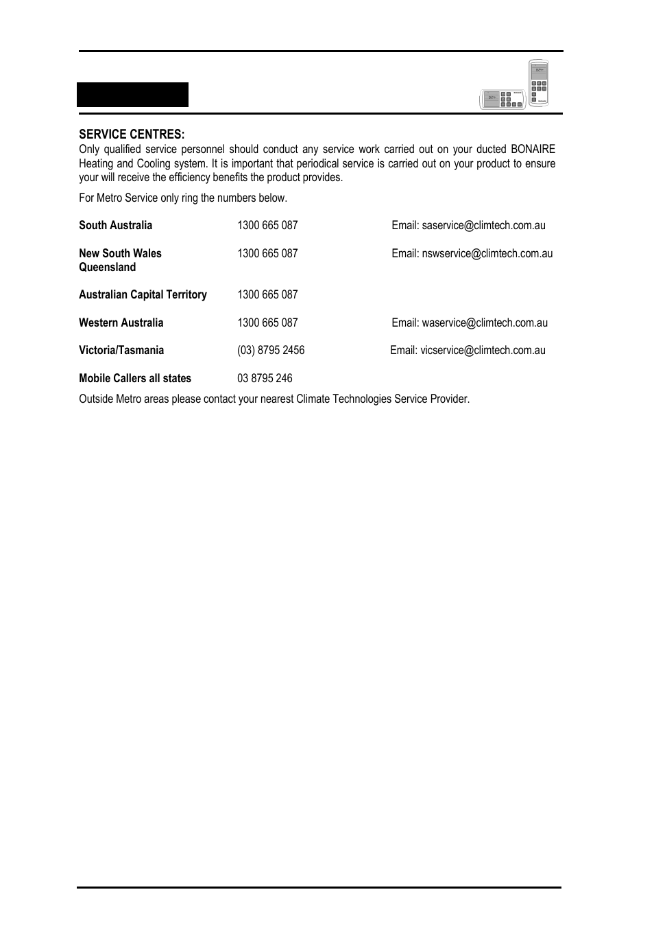 Bonaire Navigator Controller User Manual | Page 43 / 44