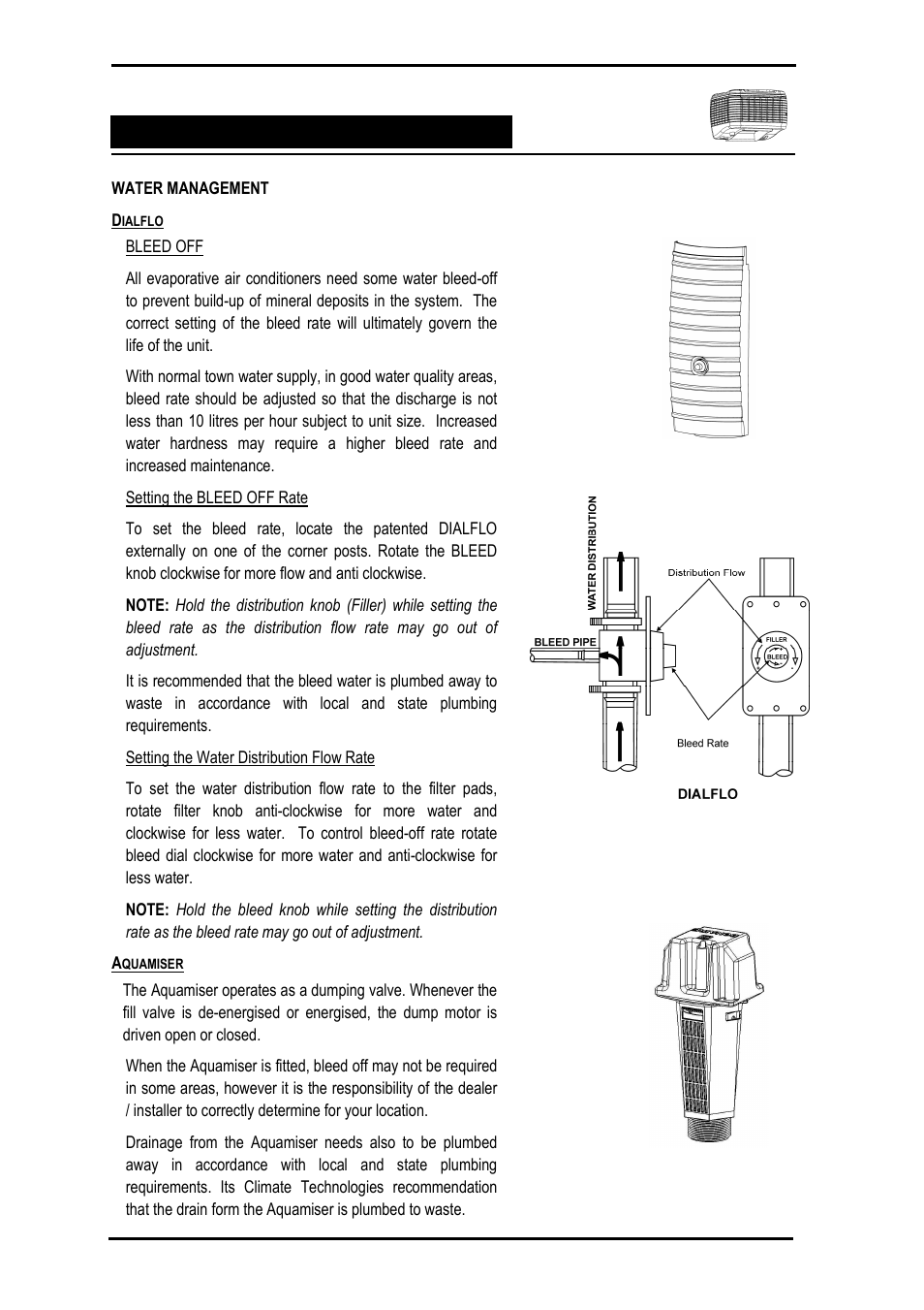 Ducted evaporative air conditioning | Bonaire Slimline Digital controller User Manual | Page 19 / 28